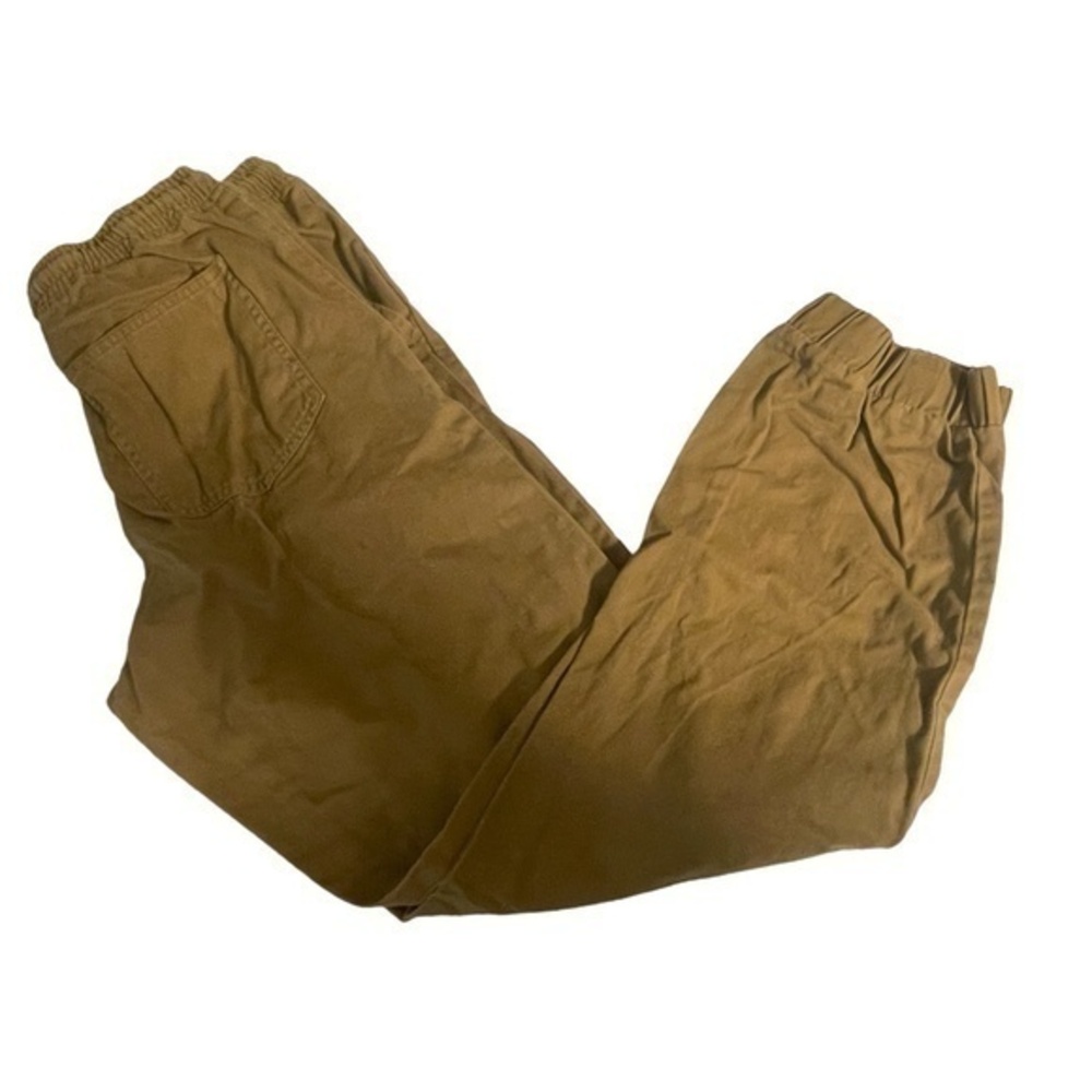 George Mens Khaki Canvas Joggers Size 32